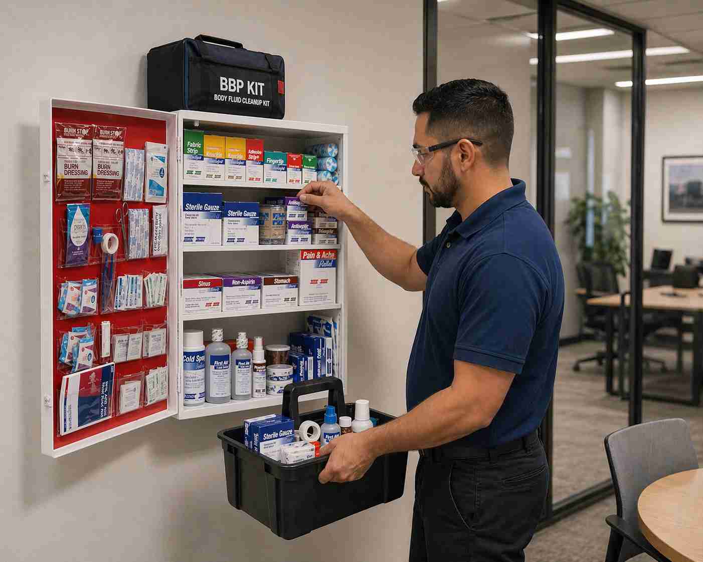 First Aid Supplies - Cabinets, Kits, & Replenishment | Workplace
